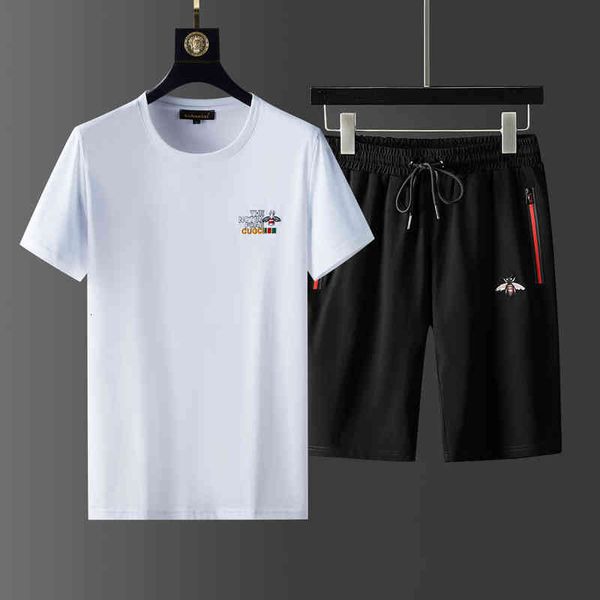men's tracksuits little bee fashion casual sports suit men's short sleeved t-shirt summer thin brand shorts qcze, Gray
men's tracksuits little bee fashion casual sports suit men's short sleeved t-shirt summer thin brand shorts qcze, Gray