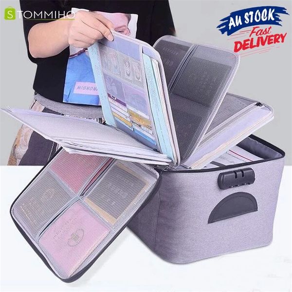 stommiho document storage bag waterproof oxford fabric box for passport legal file paperwork organizer w220423, Blue;pink
stommiho document storage bag waterproof oxford fabric box for passport legal file paperwork organizer w220423, Blue;pink