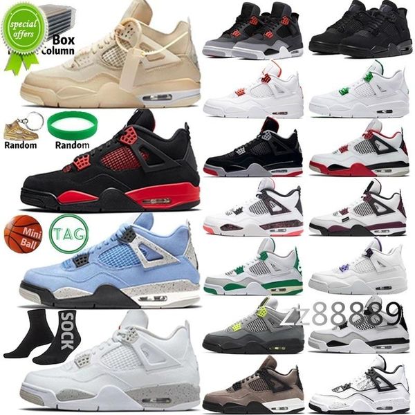 2022 university blue 4 4s mens basketball shoes white oreo cool grey metallic purple black cat bred shimmer cactus jack infrared men women 
2022 university blue 4 4s mens basketball shoes white oreo cool grey metallic purple black cat bred shimmer cactus jack infrared men women