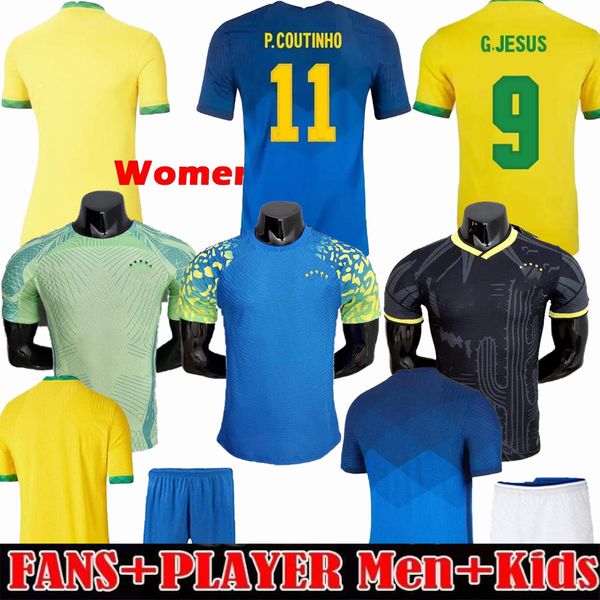 2022 brazils richarlison g.jesus soccer jerseys camiseta 22/23 coutinho firmino marquinhos casemiro brasil jersey men kid football shirt tra, Black;yellow
2022 brazils richarlison g.jesus soccer jerseys camiseta 22/23 coutinho firmino marquinhos casemiro brasil jersey men kid football shirt tra, Black;yellow