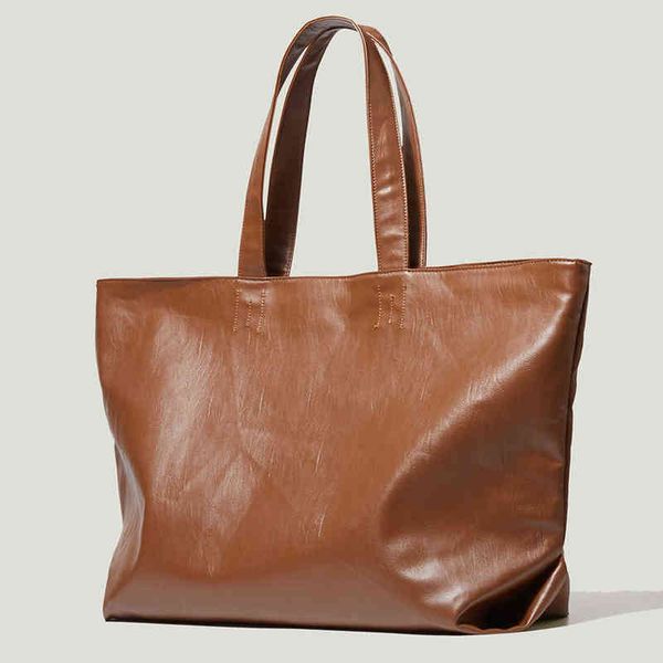 shopping bags vintage big shopper tote for women large capacity work retro ladies handbags simple female shoulder bag pu leather 220318
shopping bags vintage big shopper tote for women large capacity work retro ladies handbags simple female shoulder bag pu leather 220318