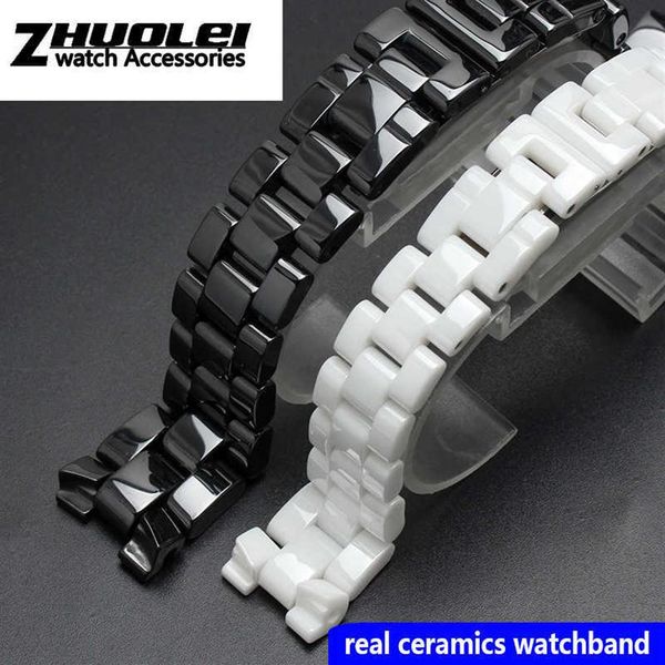 for j12 ceramics wristband women's men's watch strap fashion bracelet black white 16mm 19mm h0915255t, Silver
for j12 ceramics wristband women's men's watch strap fashion bracelet black white 16mm 19mm h0915255t, Silver