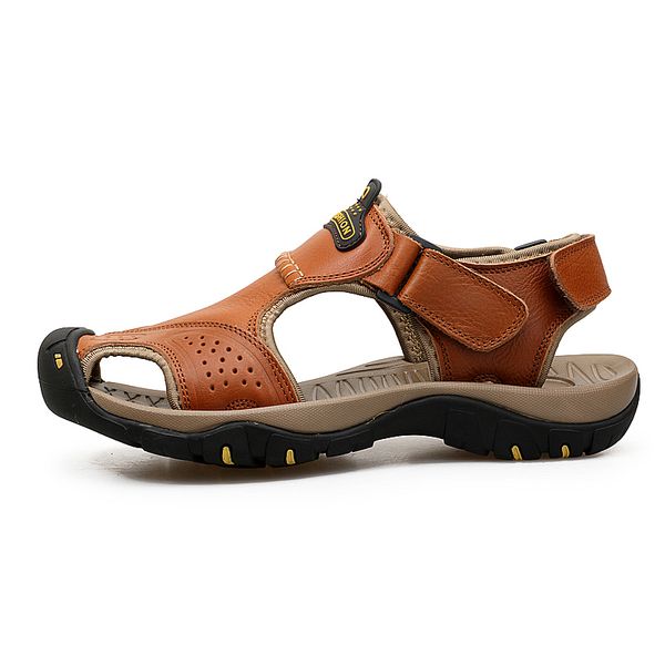 plus size men sandals genuine leather summer shoes men casual shoes outdoor beach sandals flip flops men slippers, Black
plus size men sandals genuine leather summer shoes men casual shoes outdoor beach sandals flip flops men slippers, Black