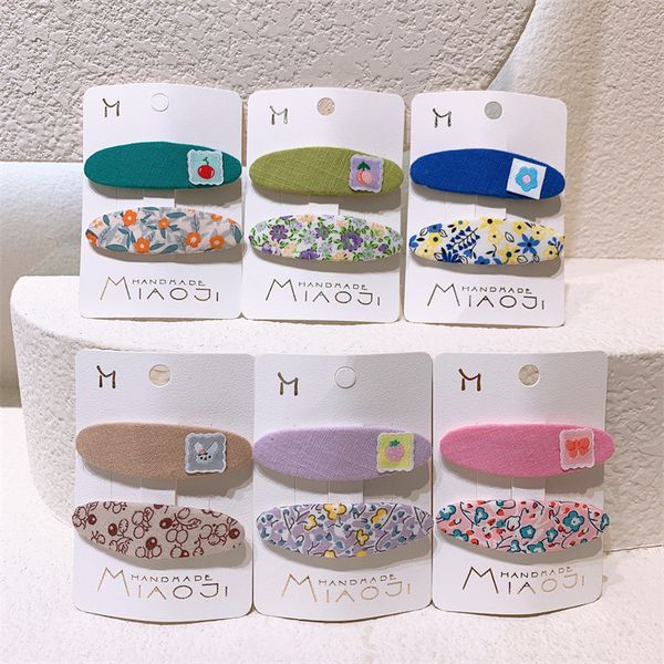 2 pcs new korean children's fashion floral fabric oval bb clip sweet girl students cute rabbit fruit hairpins hair accessories, Slivery;white
2 pcs new korean children's fashion floral fabric oval bb clip sweet girl students cute rabbit fruit hairpins hair accessories, Slivery;white