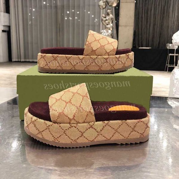 2022 designer slippers fashion thick bottom sandals letter embroidery slides lady platform wedges sandal beach high heel with box brown, Black
2022 designer slippers fashion thick bottom sandals letter embroidery slides lady platform wedges sandal beach high heel with box brown, Black