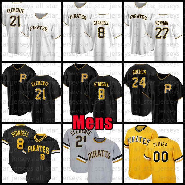 8 willie stargell 21 roberto clemente baseball jersey 2022 6 anthony alford 3 cole tucker 55 roberto pérez ben gamel, Black
8 willie stargell 21 roberto clemente baseball jersey 2022 6 anthony alford 3 cole tucker 55 roberto pérez ben gamel, Black