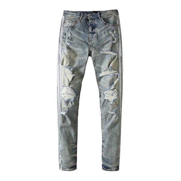 jeans men for middle waist slim fit fashion long cotton denim worn light casual side silver line hole regular skinny designer mens buckle ol, Blue
jeans men for middle waist slim fit fashion long cotton denim worn light casual side silver line hole regular skinny designer mens buckle ol, Blue