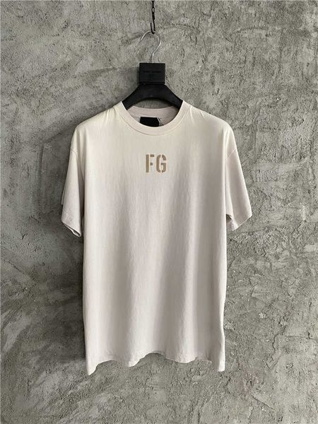 season xuanzhan god fee of 7 fog short sleeve t-shirt fg rich flocking letters men's and women's loose bottomed shirt, White;black
season xuanzhan god fee of 7 fog short sleeve t-shirt fg rich flocking letters men's and women's loose bottomed shirt, White;black