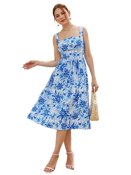 allover floral print zipper back cami dress d4gp#, Black;gray
allover floral print zipper back cami dress d4gp#, Black;gray