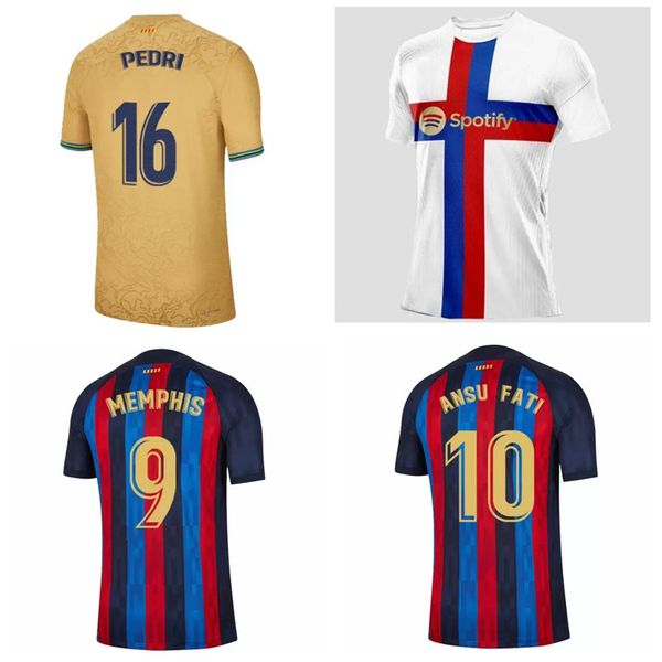 22 23 barcelona jerseys memphis dest soccer jersey 2022 2023 pedri adama lewandowski football shirt gavi ansu fati dani alves maillot de foo, Black;yellow
22 23 barcelona jerseys memphis dest soccer jersey 2022 2023 pedri adama lewandowski football shirt gavi ansu fati dani alves maillot de foo, Black;yellow