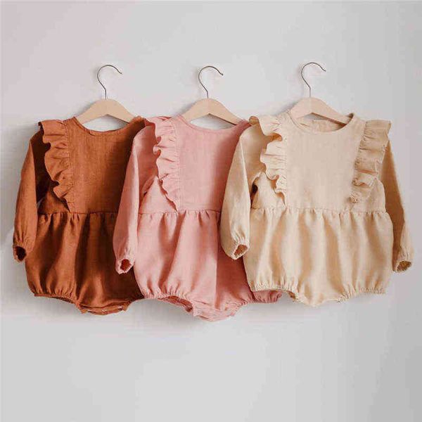 summer newborn baby girls romper striped linen cotton long sleeves newborn girls clothes spring baby girl clothes 0-2 years g220521, Blue
summer newborn baby girls romper striped linen cotton long sleeves newborn girls clothes spring baby girl clothes 0-2 years g220521, Blue