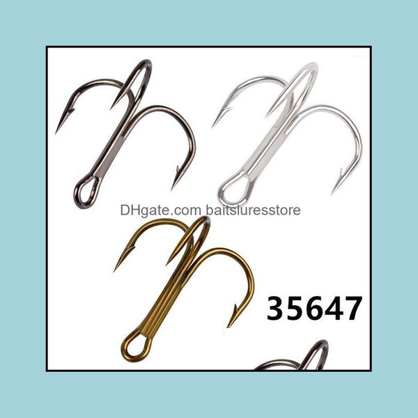 fishing hooks sports outdoors 50pcs 10-2 35647 brown/sier/black nickel triple anchor hook high carbon steel barbed fishhooks tackle a-022
fishing hooks sports outdoors 50pcs 10-2 35647 brown/sier/black nickel triple anchor hook high carbon steel barbed fishhooks tackle a-022