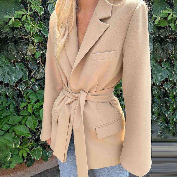 sash khaki blazer coat jacket women autumn winter streetwear long blazer jacket office ladies elegant blazer l220714, White;black
sash khaki blazer coat jacket women autumn winter streetwear long blazer jacket office ladies elegant blazer l220714, White;black