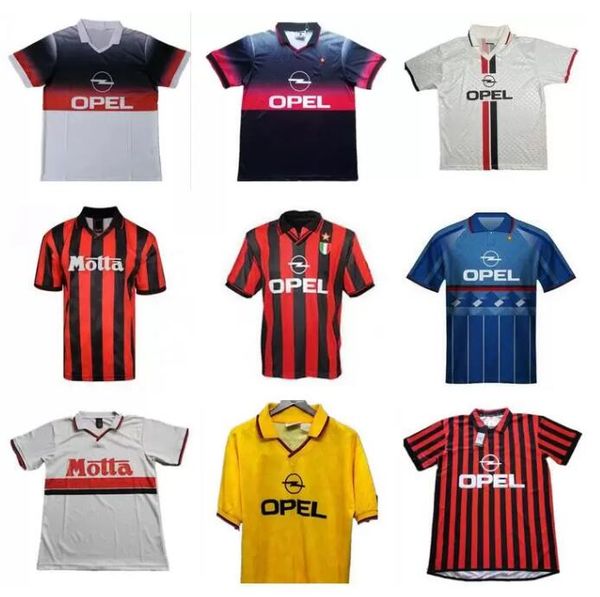 1995 1996 1997 milan soccer jerseys retro vintage 95 96 97 football shirt classic ac maldini baggio weah savicevic boban baresi away white s, Black
1995 1996 1997 milan soccer jerseys retro vintage 95 96 97 football shirt classic ac maldini baggio weah savicevic boban baresi away white s, Black