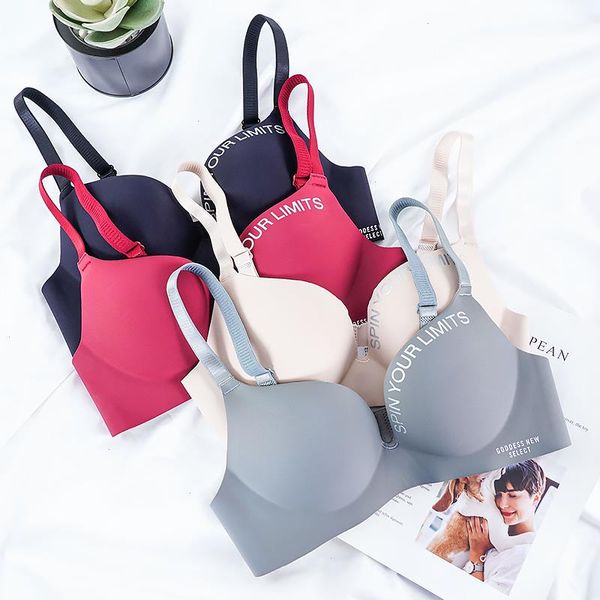 women seamless bra push up bralette underwear wireless female lingerie fashion letter pattern bras three quarters 3 4 cup, Red;black
women seamless bra push up bralette underwear wireless female lingerie fashion letter pattern bras three quarters 3 4 cup, Red;black