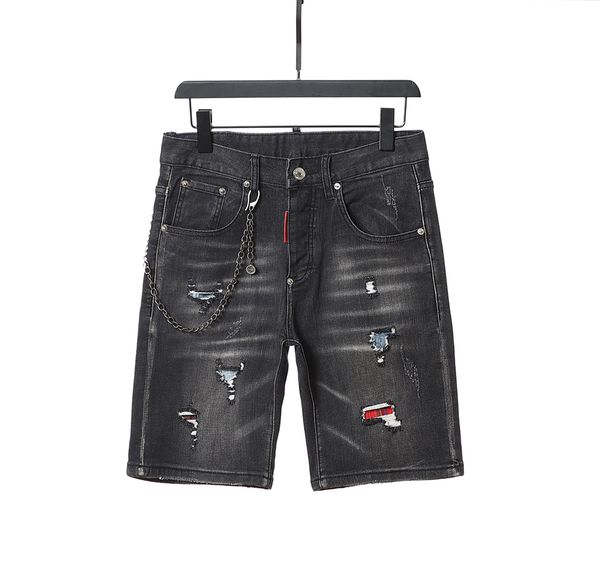 designer mens ripped short jeans clothing fashion casual hip hop streetwear breathable men denim shorts pants, Blue
designer mens ripped short jeans clothing fashion casual hip hop streetwear breathable men denim shorts pants, Blue