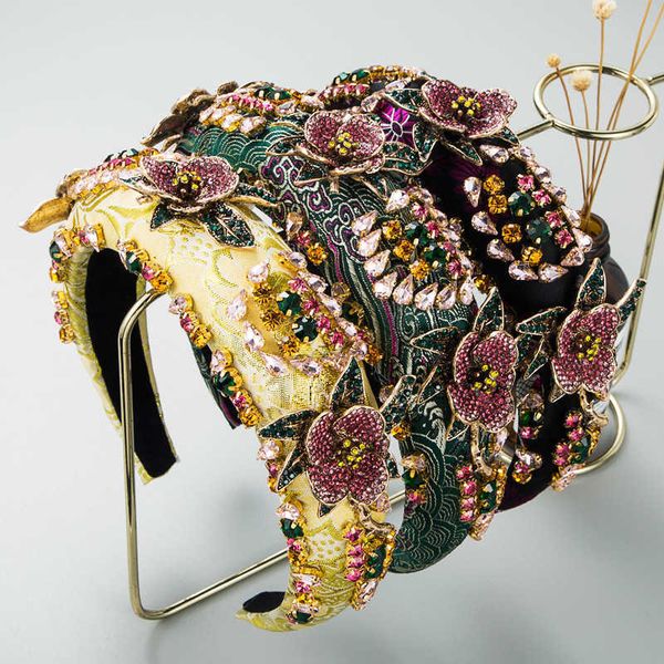 chime headband fashion boastful wind embroidery flowers gorgeous headband baroque hair accessories, Silver
chime headband fashion boastful wind embroidery flowers gorgeous headband baroque hair accessories, Silver