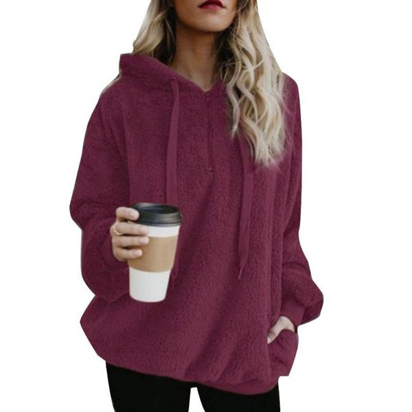 women's hoodies & sweatshirts women oversize sweatshirt loose soft warm fleece plush faux fur coat autumn winter zipper pocket hooded, Black
women's hoodies & sweatshirts women oversize sweatshirt loose soft warm fleece plush faux fur coat autumn winter zipper pocket hooded, Black