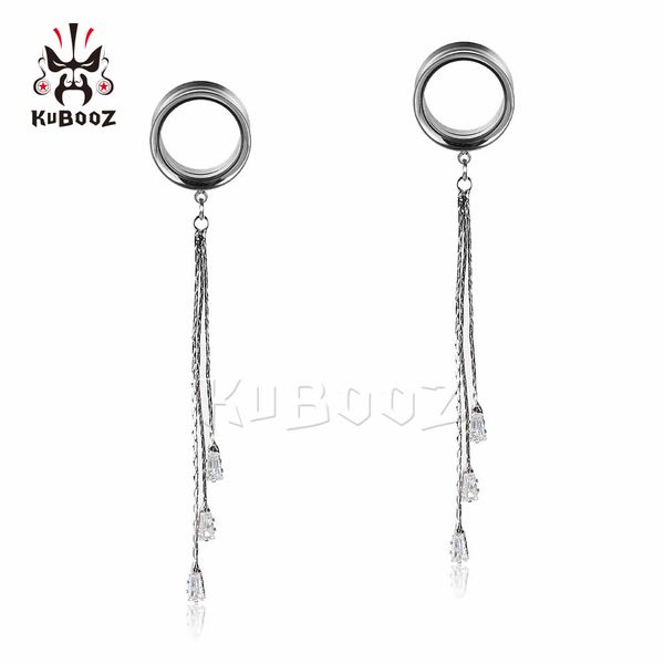 kubooz stainless steel chain pendant ear plugs flesh tunnels piercing body jewelry earring gauges stretchers expanders wholesale 6mm to 25mm, Silver
kubooz stainless steel chain pendant ear plugs flesh tunnels piercing body jewelry earring gauges stretchers expanders wholesale 6mm to 25mm, Silver