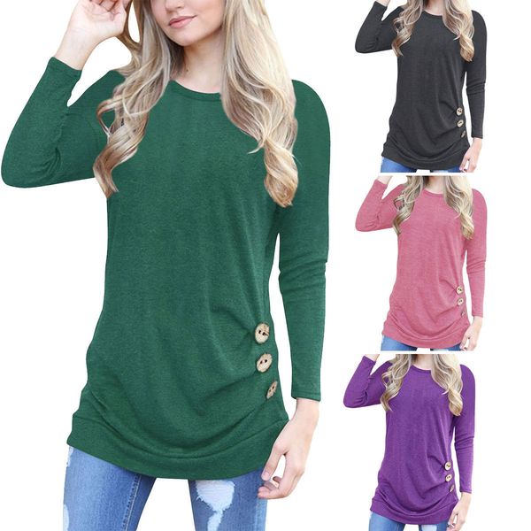 women's t-shirt autumn new round neck bat long sleeve bottoming solid color t-shirts, White
women's t-shirt autumn new round neck bat long sleeve bottoming solid color t-shirts, White