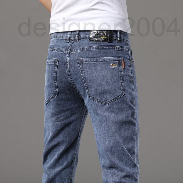 men's jeans designer chao brand straight leg jeans men's spring and summer new slim elastic leisure pants youth large m1el, Blue
men's jeans designer chao brand straight leg jeans men's spring and summer new slim elastic leisure pants youth large m1el, Blue