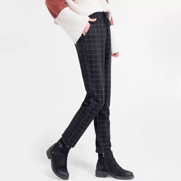 brand spring autumn fashion women casual mom pants clothes print plaid female loose girl harem trousers d67, Black;white
brand spring autumn fashion women casual mom pants clothes print plaid female loose girl harem trousers d67, Black;white
