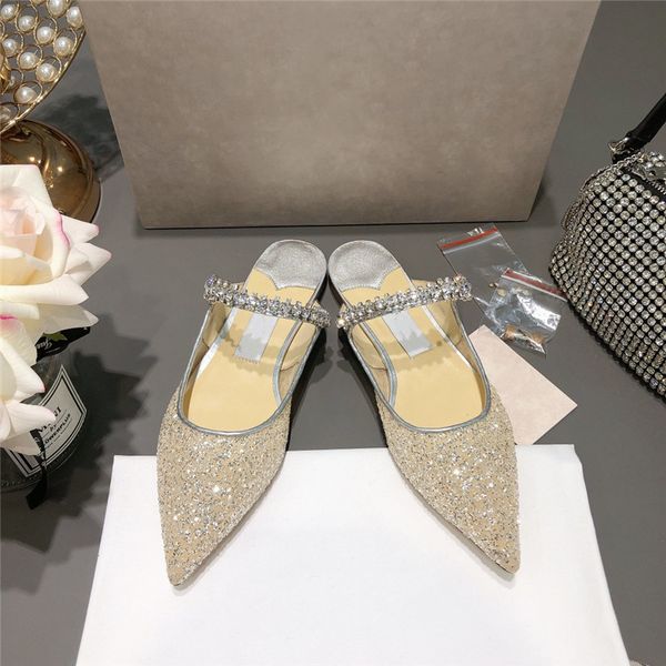 women sandals designers rhinestone heels flat half slippers leather lined glitter tulle mules pointed toe high heel with box size 35-40, Black
women sandals designers rhinestone heels flat half slippers leather lined glitter tulle mules pointed toe high heel with box size 35-40, Black