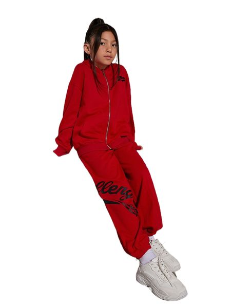 girls letter graphic drop shoulder hoodie & sweatpants b5nr#, Black;white
girls letter graphic drop shoulder hoodie & sweatpants b5nr#, Black;white