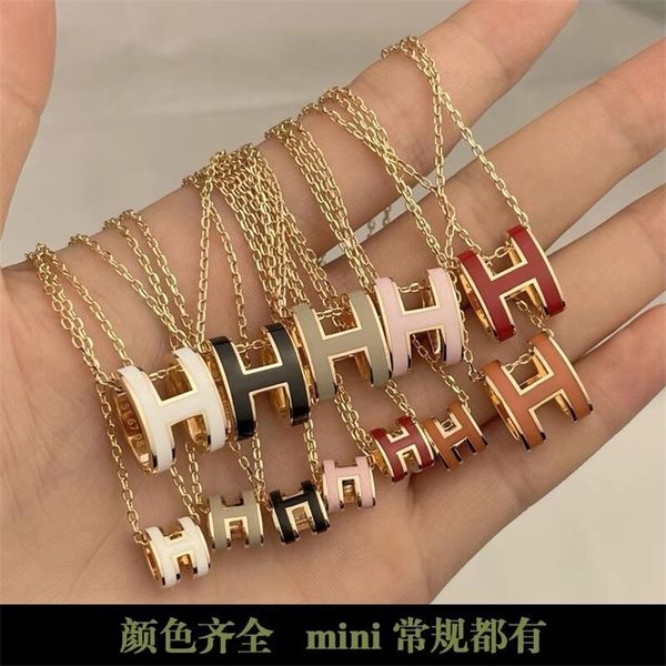 necklace women's simple temperament enamel drop glue letter pendant sweater chain s925 minority pig nose clavicle chain, Black
necklace women's simple temperament enamel drop glue letter pendant sweater chain s925 minority pig nose clavicle chain, Black