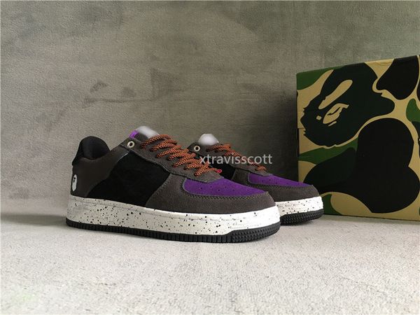 shoes mens f0rce 1 custom bape1 low gray purple pink leisure shoe sports sneakers real leather color 36-47
shoes mens f0rce 1 custom bape1 low gray purple pink leisure shoe sports sneakers real leather color 36-47