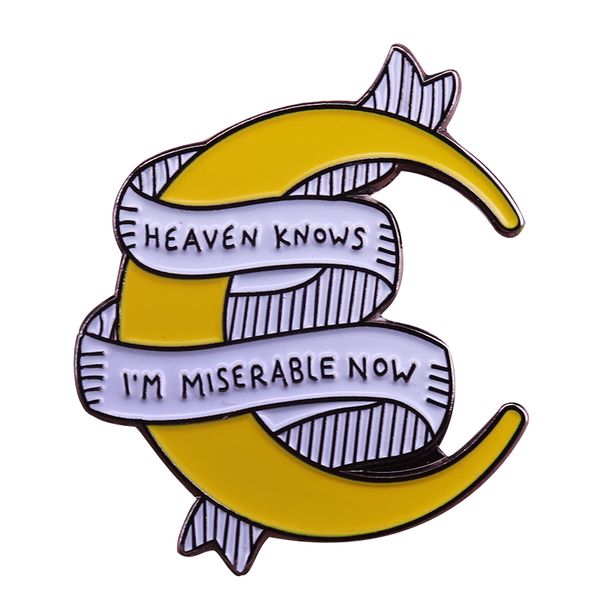 the smiths - heaven knows i'm miserable now enamel pin rock music badge yellow crescent moon, Blue
the smiths - heaven knows i'm miserable now enamel pin rock music badge yellow crescent moon, Blue