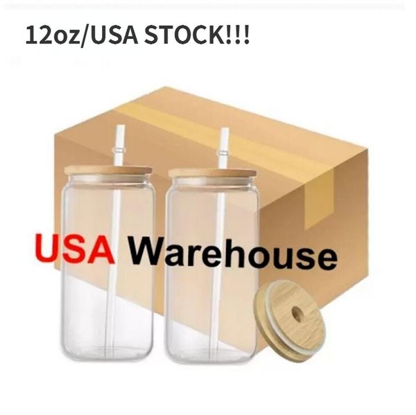 usa stock 12oz sublimation glass beer mugs glass water bottle can tumbler drinking glasses with bamboo lid and reusable straw iced coffee tu
usa stock 12oz sublimation glass beer mugs glass water bottle can tumbler drinking glasses with bamboo lid and reusable straw iced coffee tu