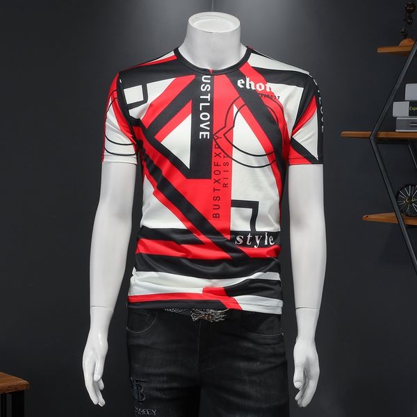 embroidered printed short sleeve t-shirt slim fit cotton personality fashion 2022 new men's trend casual bottoming shirts, White;black
embroidered printed short sleeve t-shirt slim fit cotton personality fashion 2022 new men's trend casual bottoming shirts, White;black
