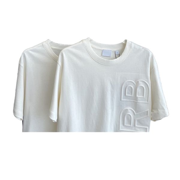 british style designer men's luxury three-dimensional relief letters oversize loose short sleeves 100% pure cotton tee for men women,v, White;black
british style designer men's luxury three-dimensional relief letters oversize loose short sleeves 100% pure cotton tee for men women,v, White;black