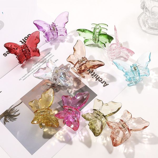 sweet candy color transparent butterfly hair claw clips for women clamps colorful hairpins korean barrettes hair accessories, Slivery;white
sweet candy color transparent butterfly hair claw clips for women clamps colorful hairpins korean barrettes hair accessories, Slivery;white