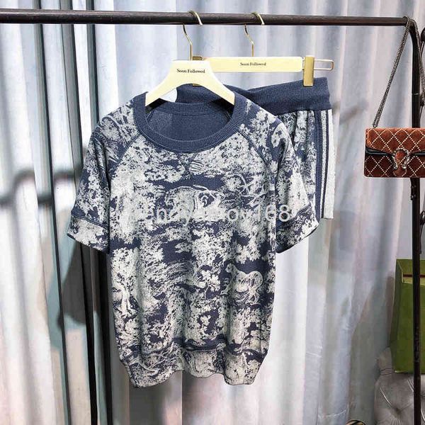 women's knits tees summer suit women's refreshing vacation style jungle animal pattern gastrodia knitted t-shirt shorts aging fash, White
women's knits tees summer suit women's refreshing vacation style jungle animal pattern gastrodia knitted t-shirt shorts aging fash, White