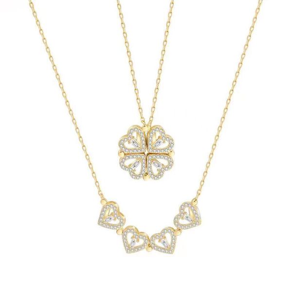 designers necklace luxurys four leaf pendant with diamonds s fashion temperament versatile jewelry valentine's day gift very good 1dj1r, Silver
designers necklace luxurys four leaf pendant with diamonds s fashion temperament versatile jewelry valentine's day gift very good 1dj1r, Silver