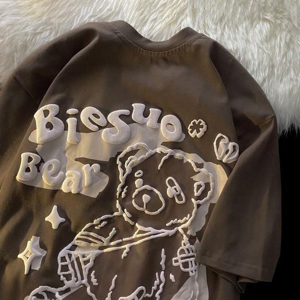 women's t-shirt harajuku design sense bear letter print short-sleeved o-neck women 2022 sweet and cute couple fashion women's, White
women's t-shirt harajuku design sense bear letter print short-sleeved o-neck women 2022 sweet and cute couple fashion women's, White