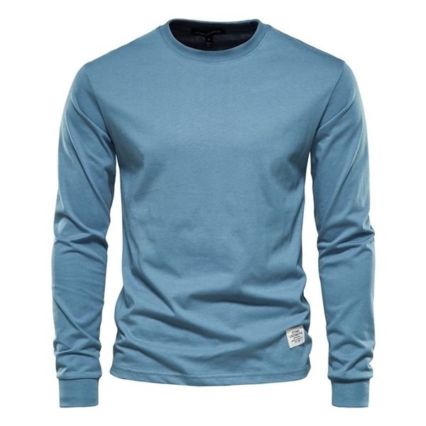 aiopeson solid color cotton t shirt men casual o-neck long sleeved mens tshirts autumn colorful t-shirt male 220315, White;black
aiopeson solid color cotton t shirt men casual o-neck long sleeved mens tshirts autumn colorful t-shirt male 220315, White;black