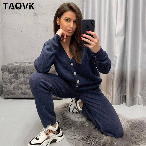 taovk women s knitted tracksuit long sleeve cardigan single breasted two piece custome lj201117, White
taovk women s knitted tracksuit long sleeve cardigan single breasted two piece custome lj201117, White