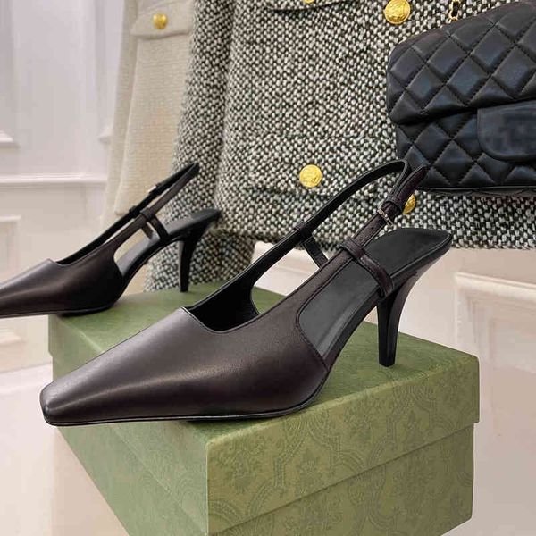 sandals women's shoes summer genuine leather sandals square toe high heel buckle strap concise stylintes pumps designer, Black
sandals women's shoes summer genuine leather sandals square toe high heel buckle strap concise stylintes pumps designer, Black