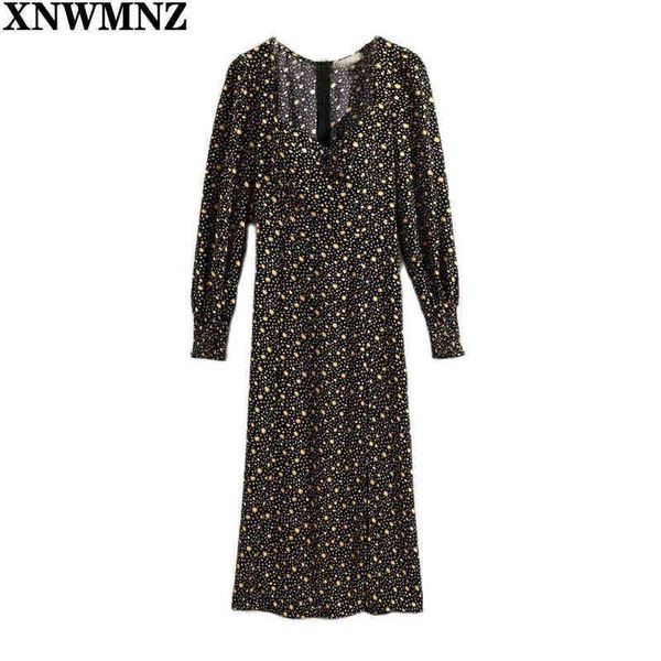 xnwmnz vintage high waist spring dress long sleeve split party women black yellow floral beach vestidos holiday robe 210513, Black;gray
xnwmnz vintage high waist spring dress long sleeve split party women black yellow floral beach vestidos holiday robe 210513, Black;gray
