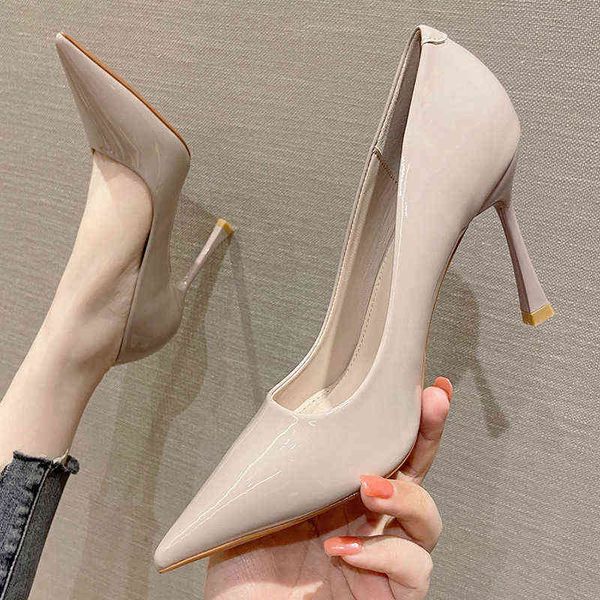 ladies high heels stilettos pointed toe patent leather super heels elegant party office wedding shoes t220730, Black
ladies high heels stilettos pointed toe patent leather super heels elegant party office wedding shoes t220730, Black