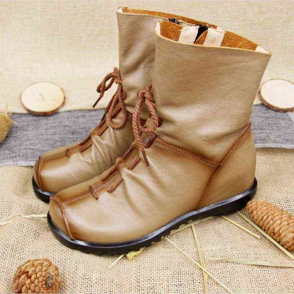 xinrui new short martin warm leather boots thick heel soft bottom middle tube women's boots, Black
xinrui new short martin warm leather boots thick heel soft bottom middle tube women's boots, Black