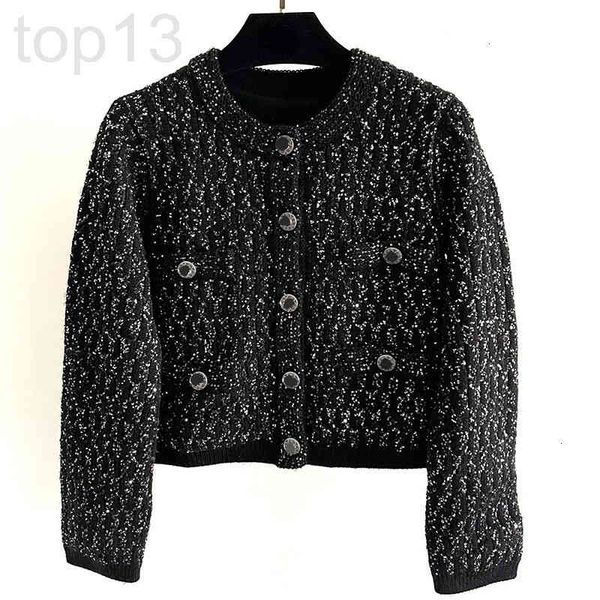 women's knits & tees designer 21 autumn and winter new style small fragrance black silver checkered round neck heavy industry bead cash, White
women's knits & tees designer 21 autumn and winter new style small fragrance black silver checkered round neck heavy industry bead cash, White