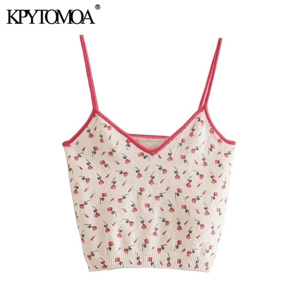 kpytomoa women sweet fashion floral jacquard knitted tank vintage v neck with straps female camis mujer 210326, White
kpytomoa women sweet fashion floral jacquard knitted tank vintage v neck with straps female camis mujer 210326, White