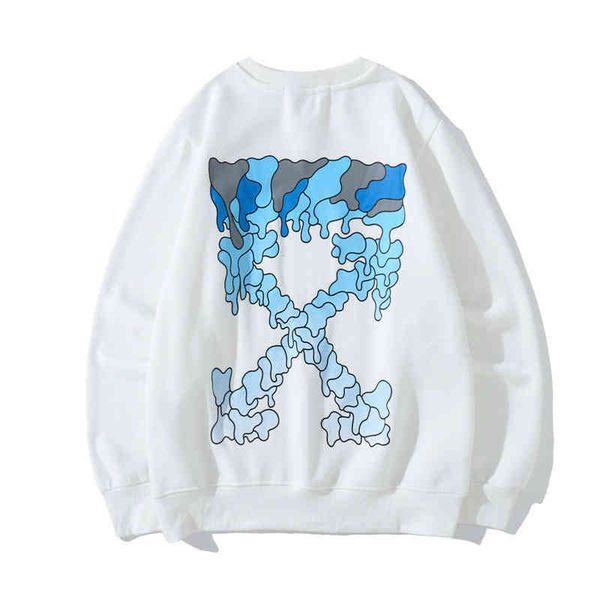 autumn winter tide off snow melting arrow printed sweater ow men and women lovers loose plush round neck bottomed shirt, Black
autumn winter tide off snow melting arrow printed sweater ow men and women lovers loose plush round neck bottomed shirt, Black