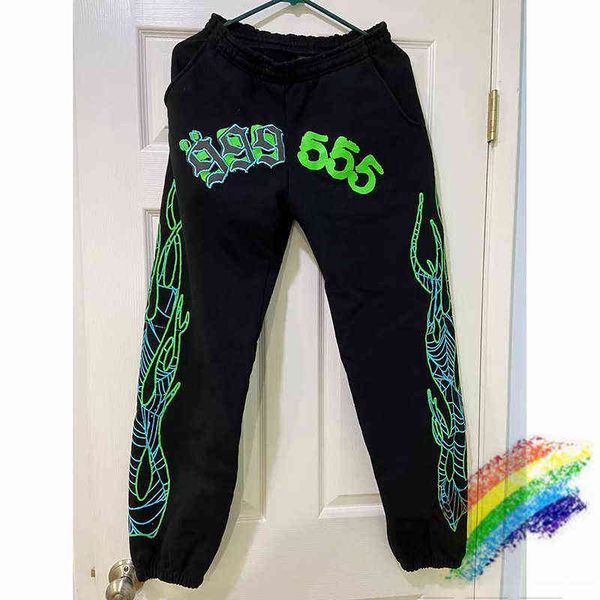 fluorescent green spider web pattern 555555 jogging pants men women flame printing sp5der 555555 pants joggers drawstring pants t220721, Black
fluorescent green spider web pattern 555555 jogging pants men women flame printing sp5der 555555 pants joggers drawstring pants t220721, Black