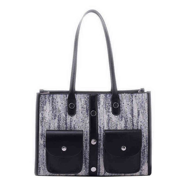 large capacity tote bag women's trend tote bag fashion versatile shoulder handbag 220801
large capacity tote bag women's trend tote bag fashion versatile shoulder handbag 220801