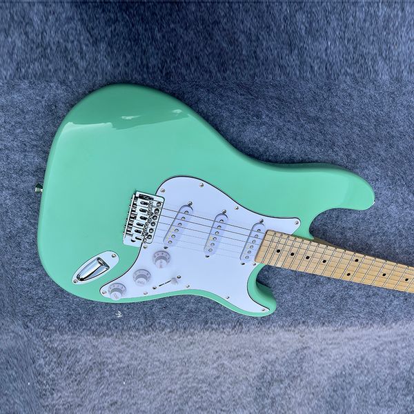 classic brand st electric guitar, surfing green, professional performance level, good timbre, delivery to home
classic brand st electric guitar, surfing green, professional performance level, good timbre, delivery to home